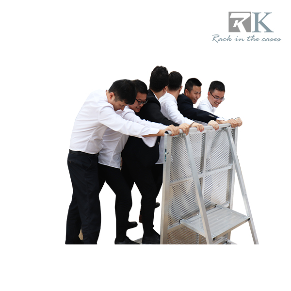 Crowd Barriers With Security Platform For Outdoor Event