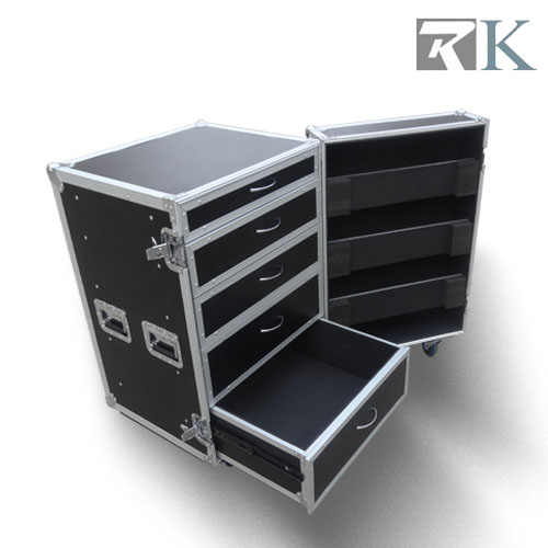 RK 5 Drawer Flight Road Case Tool Case With Wheels