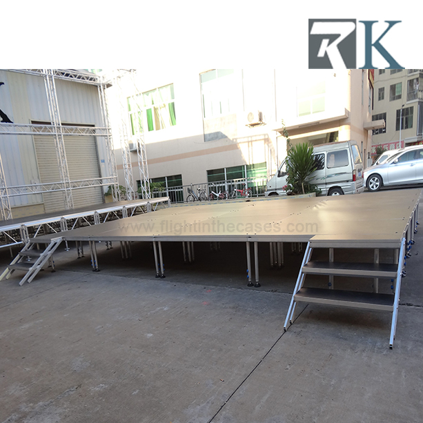 RKs Portable Outdoor Stage for Concert & Fashion Show