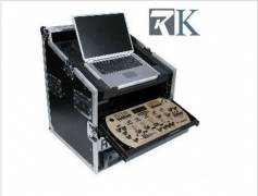 DJ Workstation - Dual CD, Control & 19inch Mixer, Top Rack 3U, Mid 7U & Bot ,6U