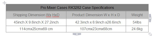RK case Specification