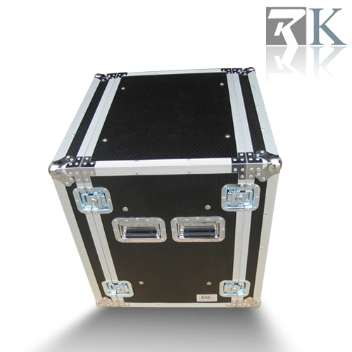 12U Amp Deluxe Case of Shock Mount Rack Case With 18 Inch Shock Mount