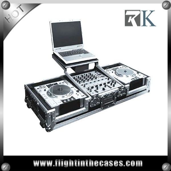DENON DJ Mixer Flight Cases With Laptop Tray