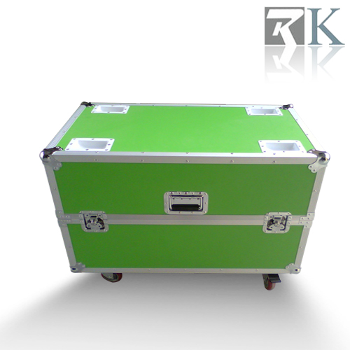 Lighting Flight Case of Green Color For 10 LED Displays 