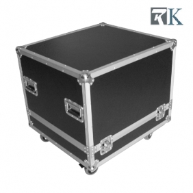 Speaker cases - RKSpker3 is Full ATA touring spec flight case with two being braked