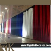 RK Aluminum portable wedding pipe and drape curved pipe and drape wedding backdrops