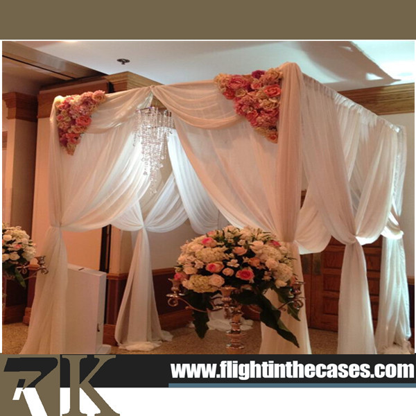 pipe and drape wedding backdrop