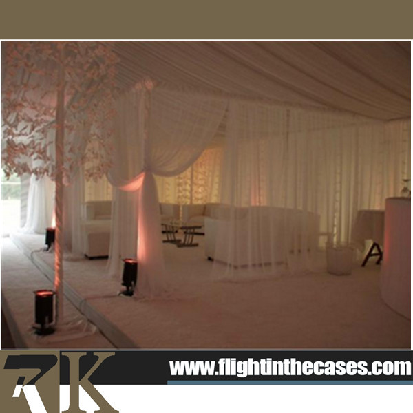 pipe and drape wedding backdrop