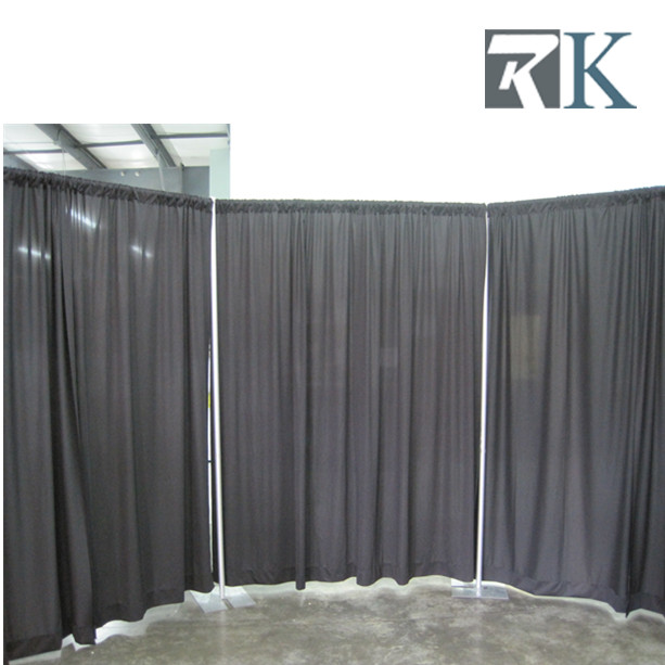 telescopic drape support system telescopic drape support system