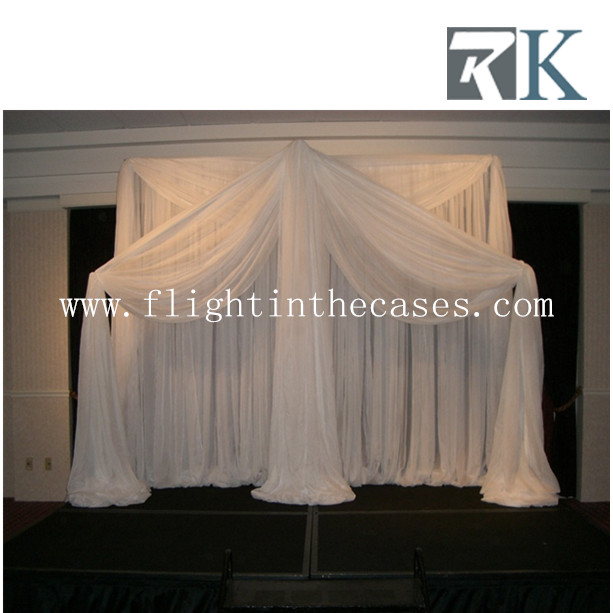 telescopic drape support system