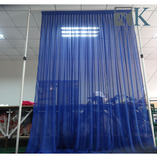 chiffon curtain pipe & drape