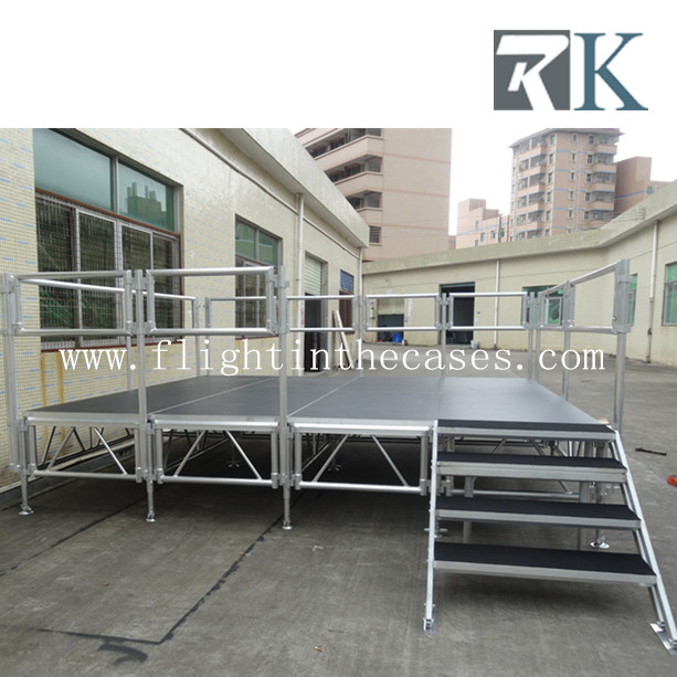 aluminum stage