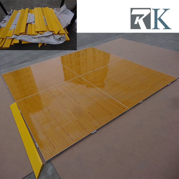 wooden dance floor material