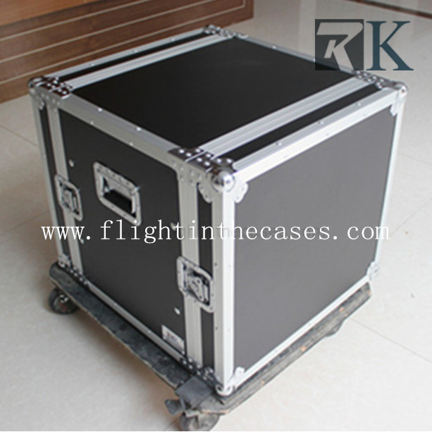 10 U rack flight case