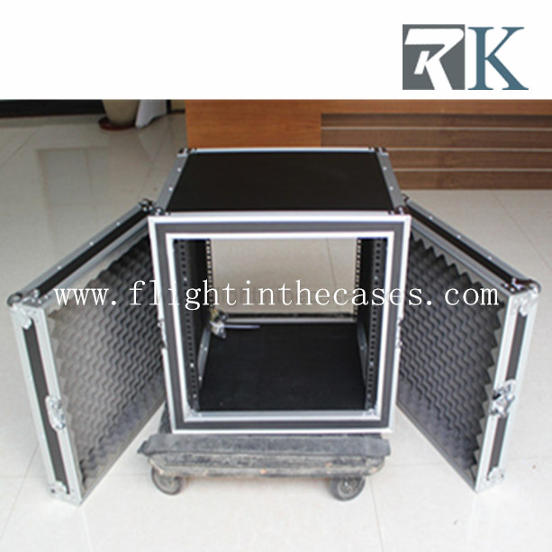 10 U rack flight case