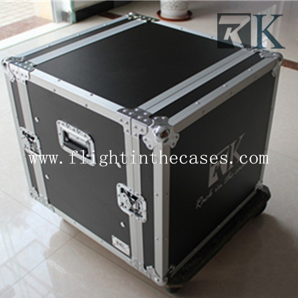 10 U rack flight case