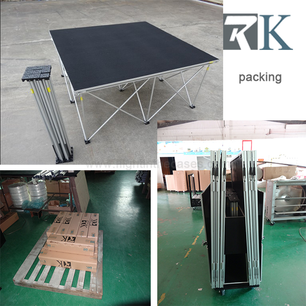 mobile folding stage