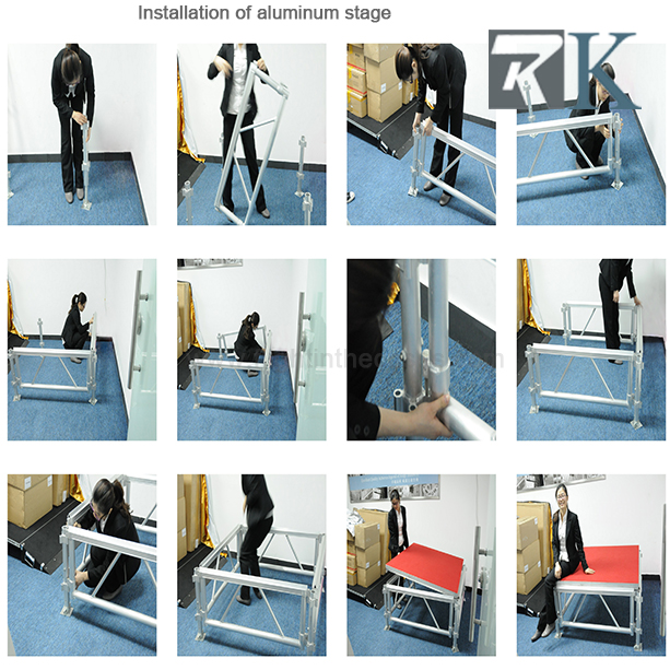 aluminum portable stage aluminum portable stage