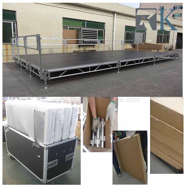 aluminum portable stage