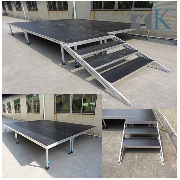 portable folding stage stair