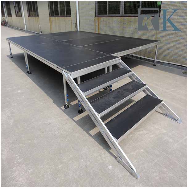portable folding stage stair