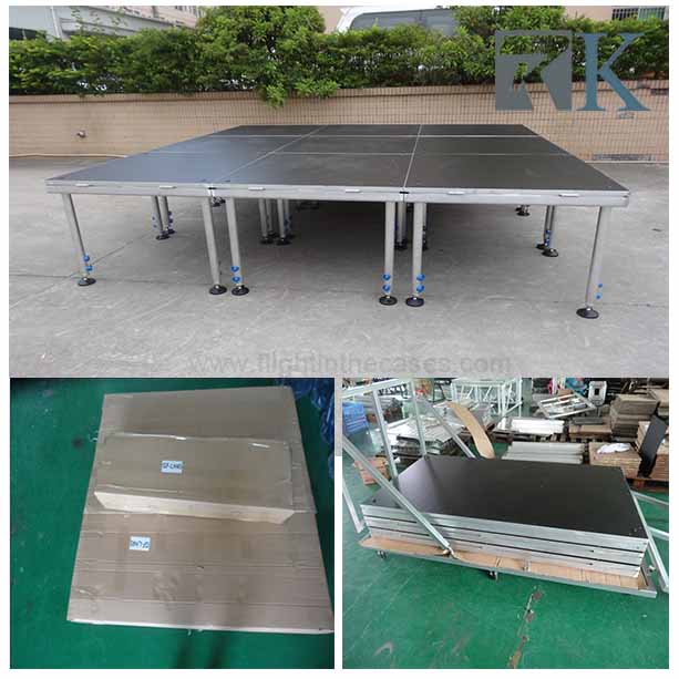 portable folding stage stair