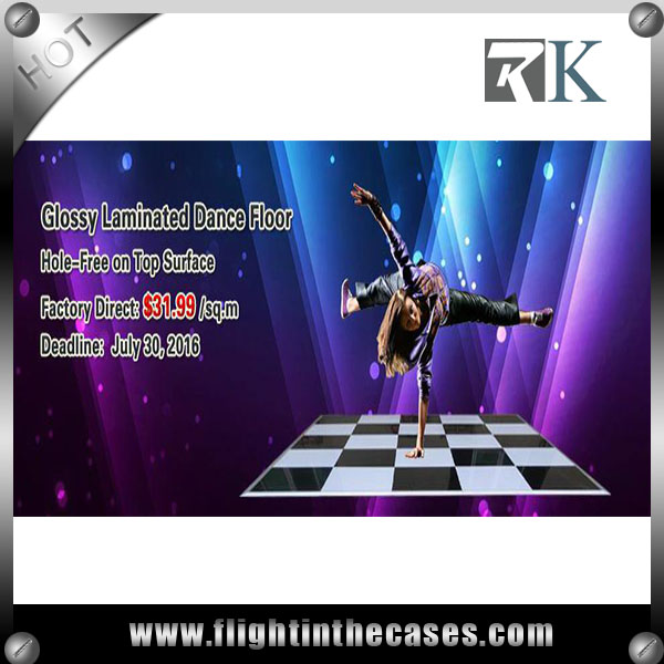 Glossy laminated dance floor Glossy laminated dance floor