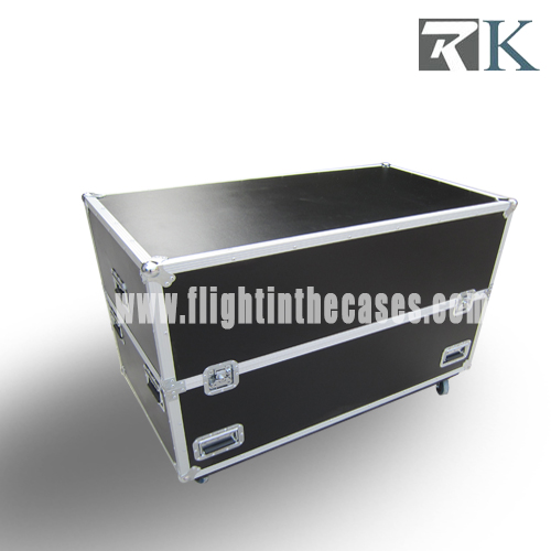 Plasma Flight Case With Casters For 2X42＂ Plasma Displays