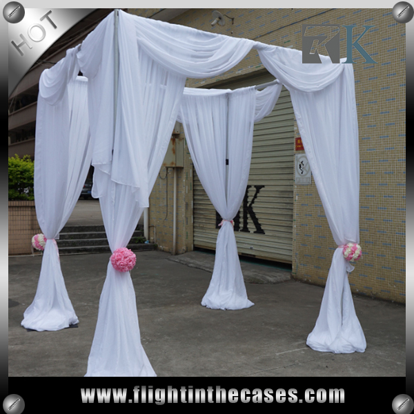 Aluminum Stand Pipe and Drape for Wedding Backdrop