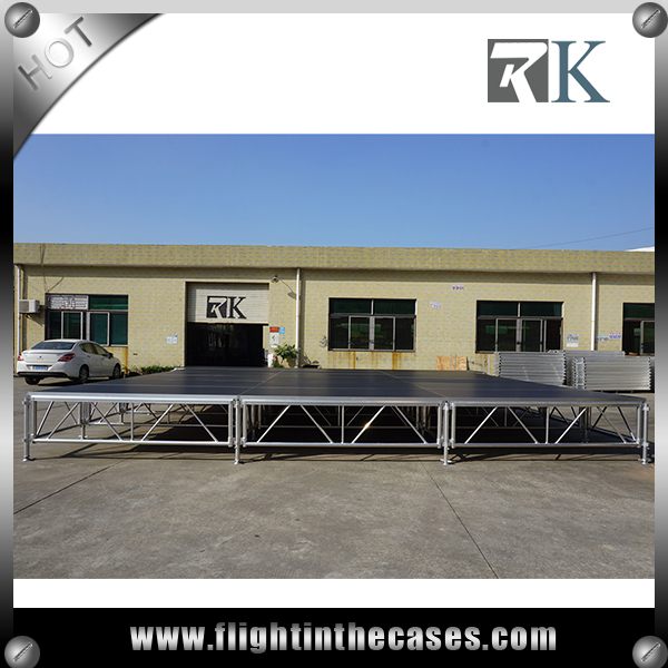 Sales promotion Product Strong Aluminum stage with non-slip finished used for outdoor performances