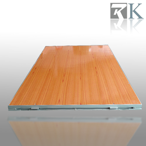 Glossy Wooden Grain Dance Floor