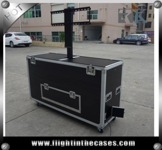 Lift System Plasma Flight Case for 32inch-60inch Plasmas/LED 