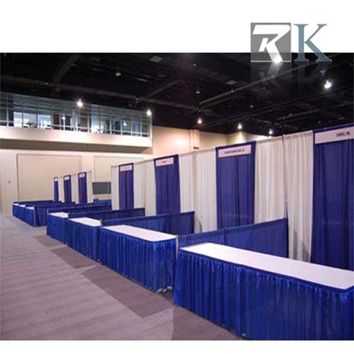 Pipe and drape trade show booth Design_RKITEMA