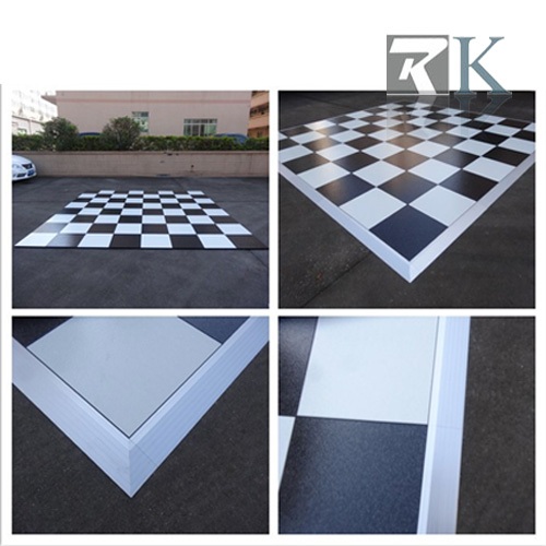 Portable PVC dance floor plastic flooring for event_RK